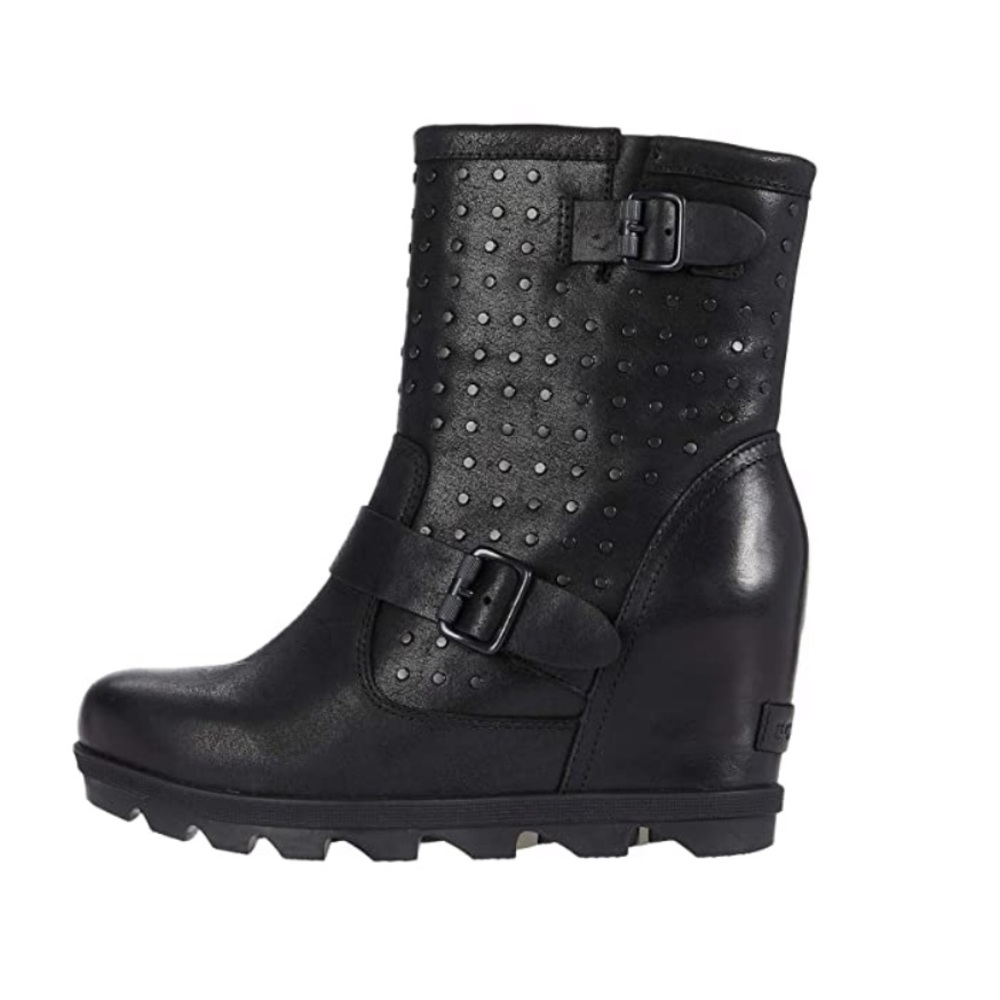 NWT Sore Joan of Arctic Wedge II Boot Stud Leather - Picture 9 of 10